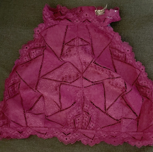 Free People Moonstruck Bralette Top High Neck - Picture 2 of 3